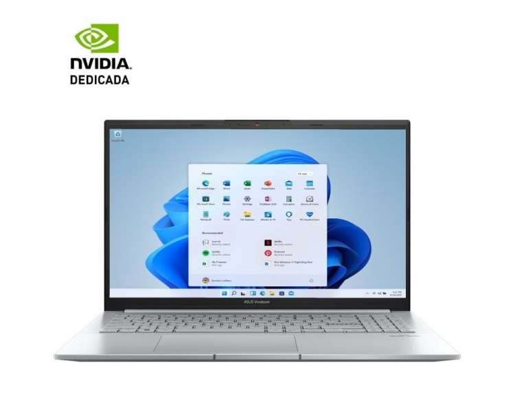 Portátil asus vivobook pro 15 oled m6500qc-l1081w ryzen 5 5600h/ 16gb/ 512gb ssd/ geforce rtx 3050/ 15.6'/ win11