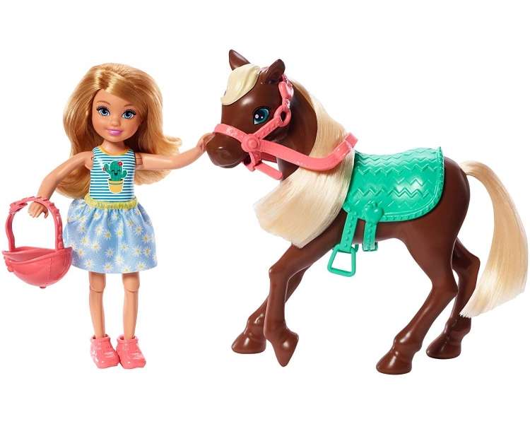 Barbie - Chelsea & Pony (Blonde) (GHV78)