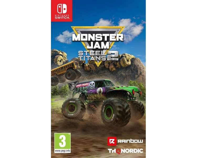 Monster Jam Steel Titans 2 Juego para Consola Nintendo Switch, PAL ESPAÑA