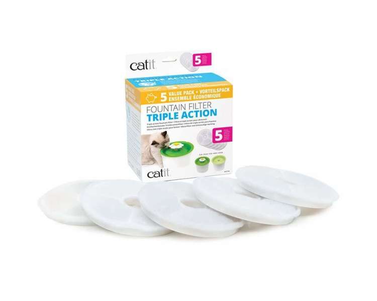 CATIT - Water Softening Filter Triple Action 5pcs - (785.0363)