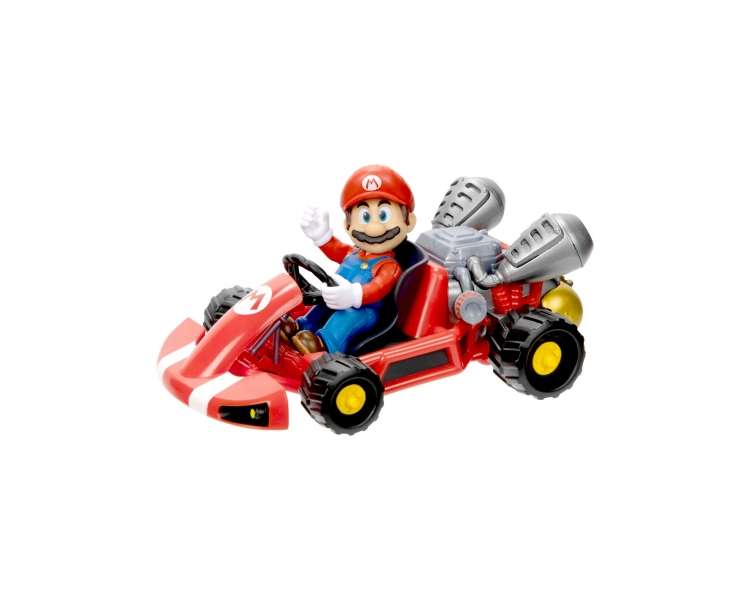 Super Mario Movie - Figure w/ Kart - Mario (6 cm) (417684)