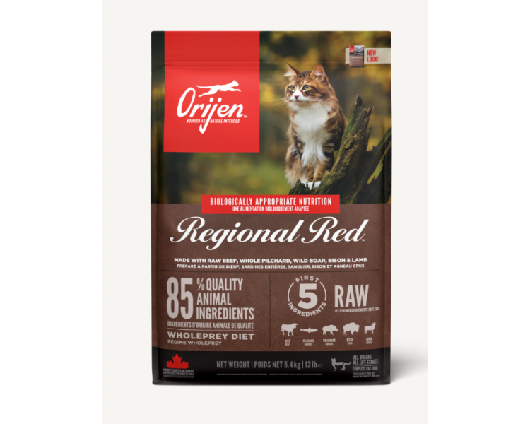 ORIJEN - Regional Red Cat - Cat food - 5,4kg - (ORI078e)