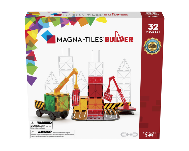 Magna-Tiles, Conjunto de constructor de 32 piezas, (90226)