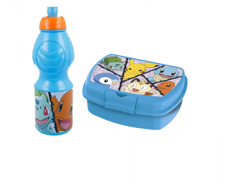 Euromic - Lunch Box & Water Bottle - Pokémon