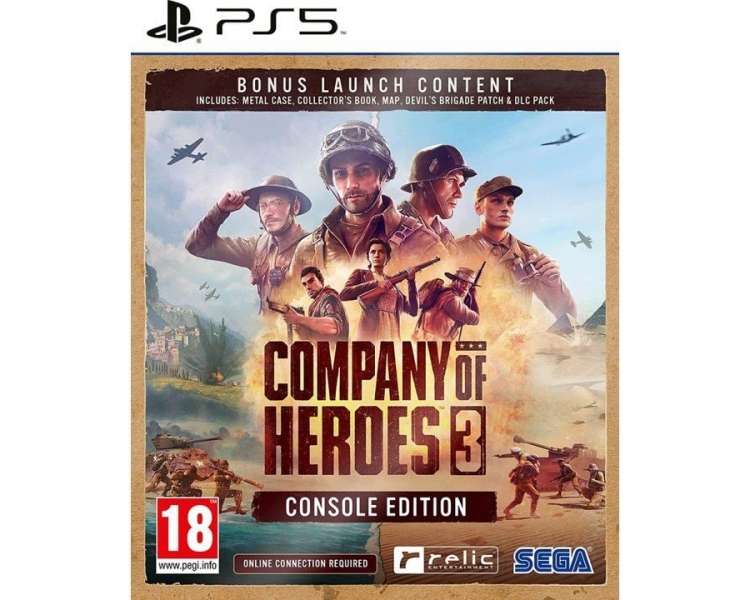 Company of Heroes 3 (Launch Edition), Juego para Consola Sony PlayStation 5 PS5
