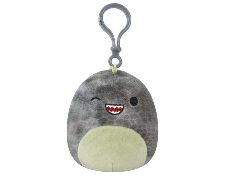 Squishmallows - Asst 9 cm P15 Clip On - Xander the Winking Grey T-Rex