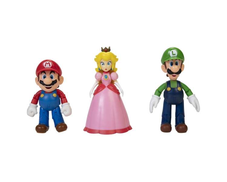 Nintendo - 3-Pack 10cm Mushroom Kingdom Diorama Set (64511-4L)