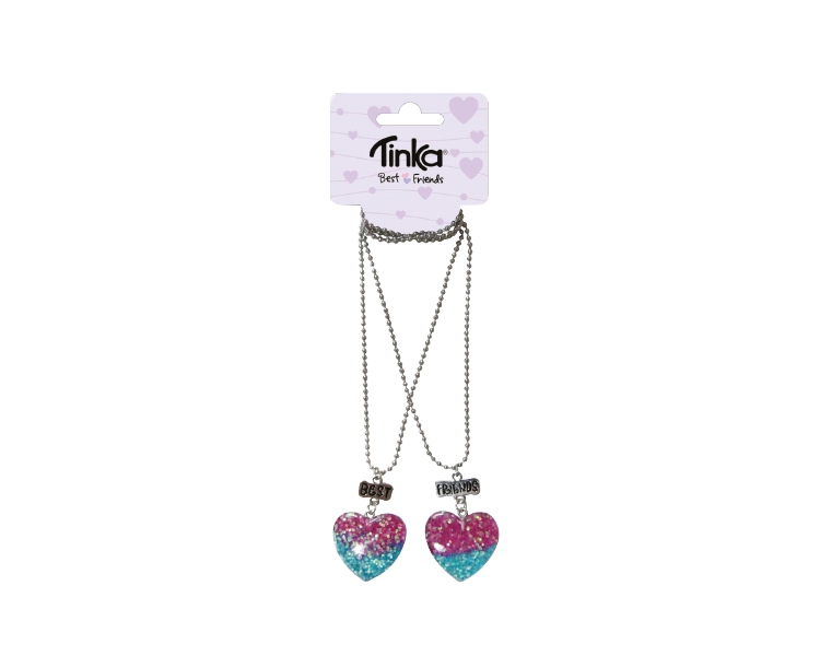 Tinka - Best Friends - Heart Glitter Necklace (8-803507)