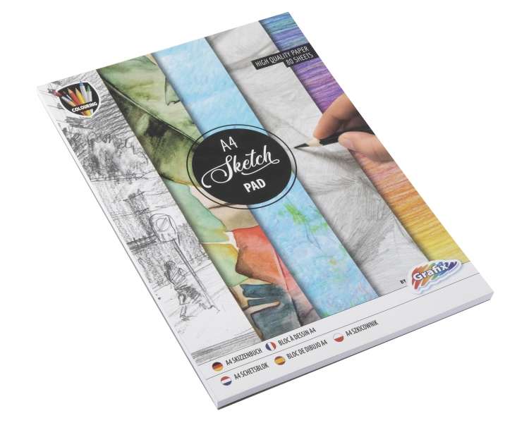 Grafix - Sketch Pad A4 - 80 Sheets - (K-150013)