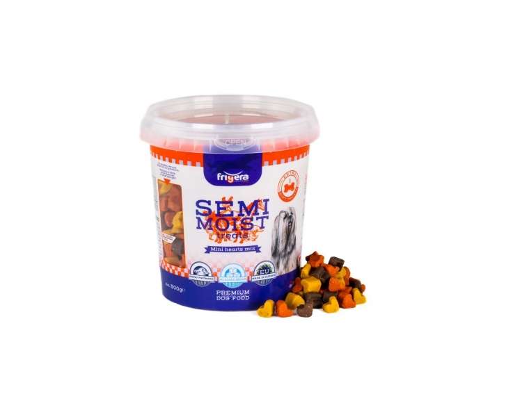 Frigera - Semi-Moist Treat Soft Mini Heart Mix 500g - (402285861231)