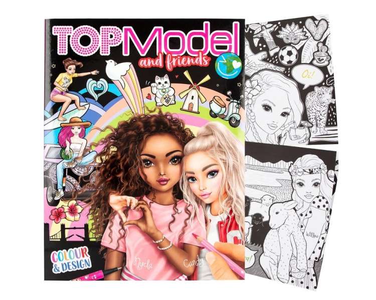 Topmodel, Libro De Color Y Diseño, (412451)