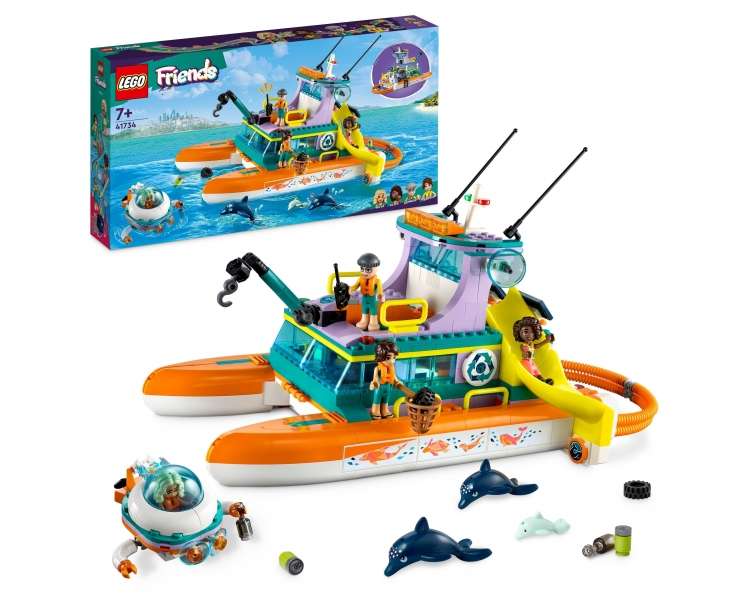 LEGO Friends, Barco de Rescate en el Mar (41734)