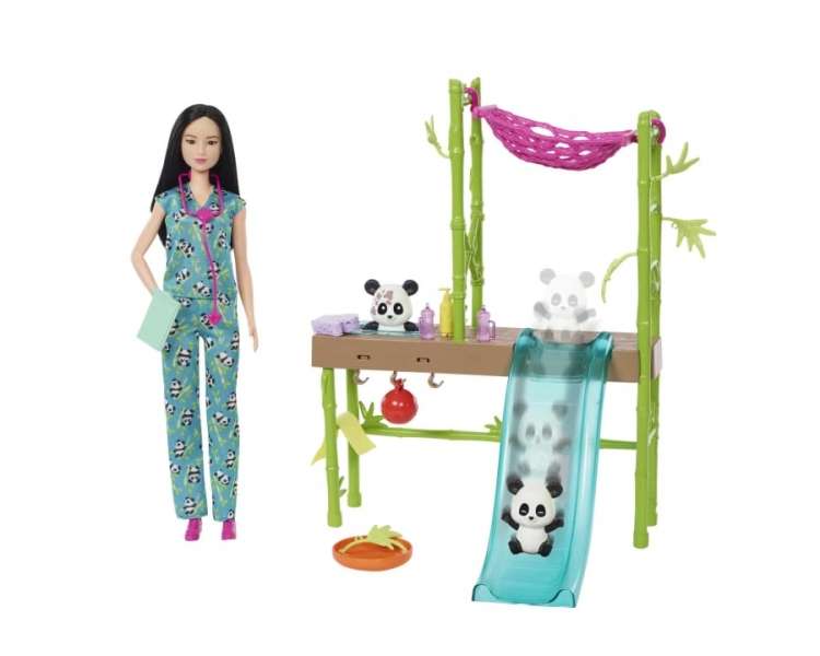 Barbie - Panda Care And Rescue Playset (HKT77)