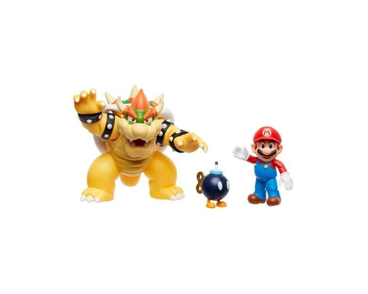 Super Mario - Mario vs. Bowser Diorama Set (64512-4L)