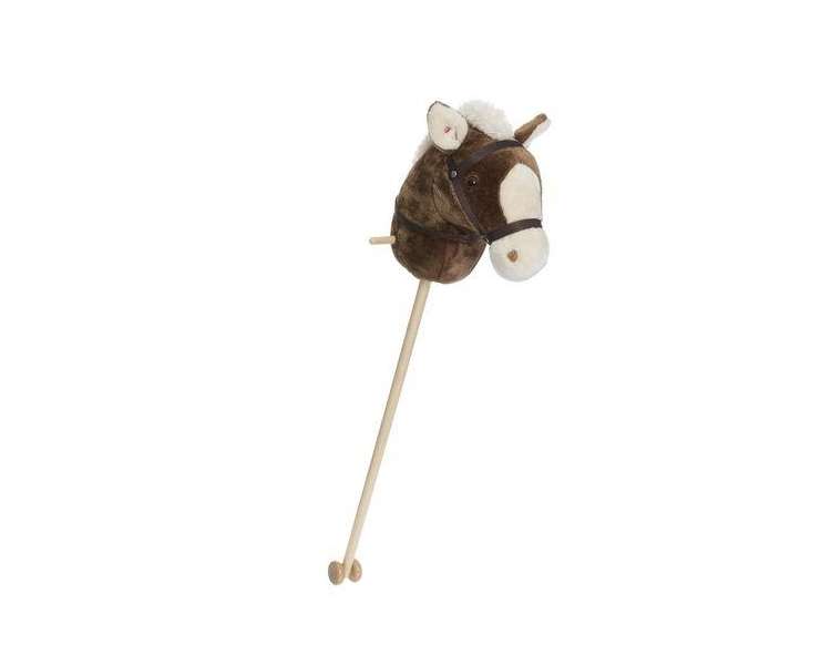 Teddykompaniet - Hobby Horse w. sound, brown - TK12567