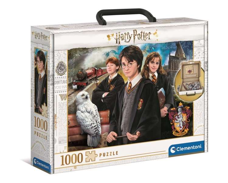 Clementoni - Puzzle in Carry Case 1000 pcs - Harry Potter (61882)