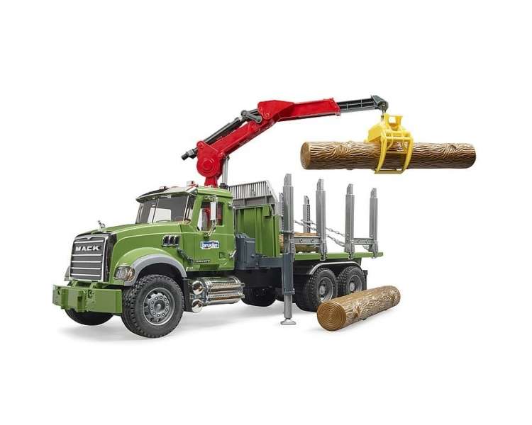 Bruder - MACK Granite Timber Truck w/Loading Crane (BR2824)