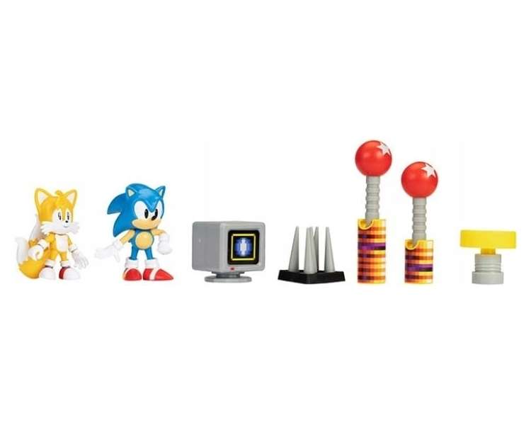 Sonic - Juego de diorama de figuras de 2.5 pulgadas (409254)