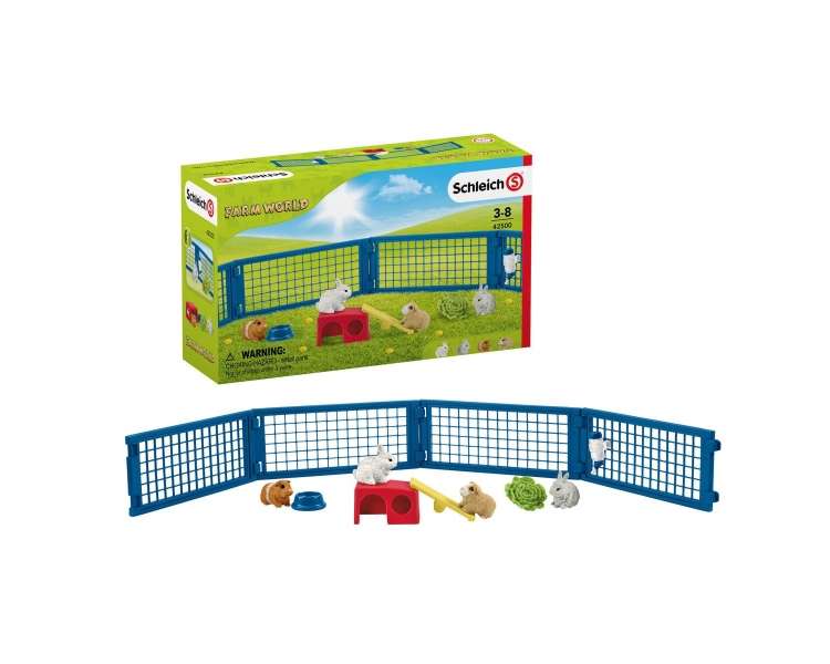 Schleich - Farm World - Rabbit and Guinea Pig Hutch (42500)