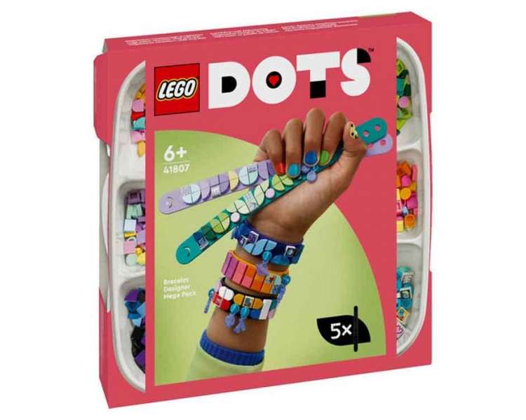 LEGO DOTS, Mega Pack de Diseñador de Pulseras (41807)