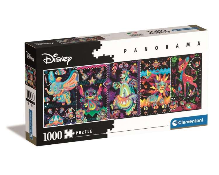 Clementoni - Panorama Puzzle 1000 pcs - Disney Classic (39659)