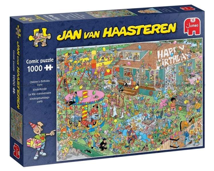 Rompecabezas Jan van Haasteren - Fiesta de Cumpleaños Infantil (1000 Piezas) (JUM0035)