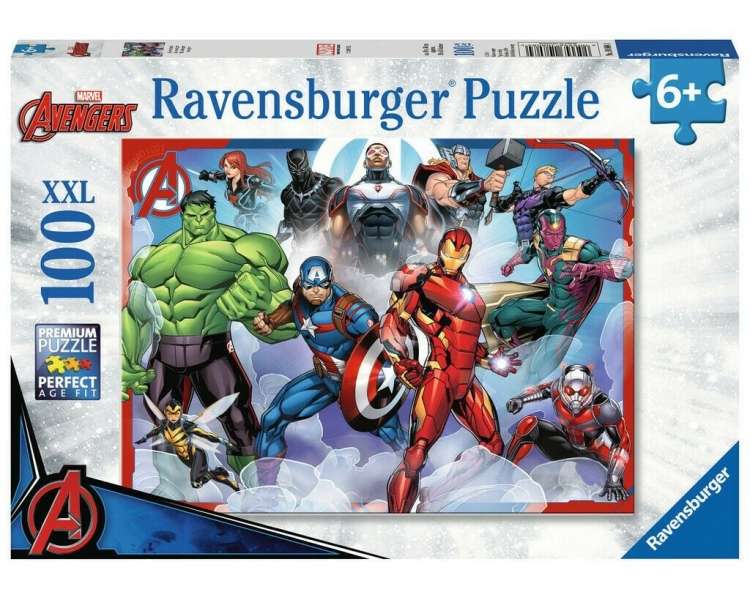 Rompecabezas Ravensburger Marvel Avengers Assemble XXL - 100 Piezas