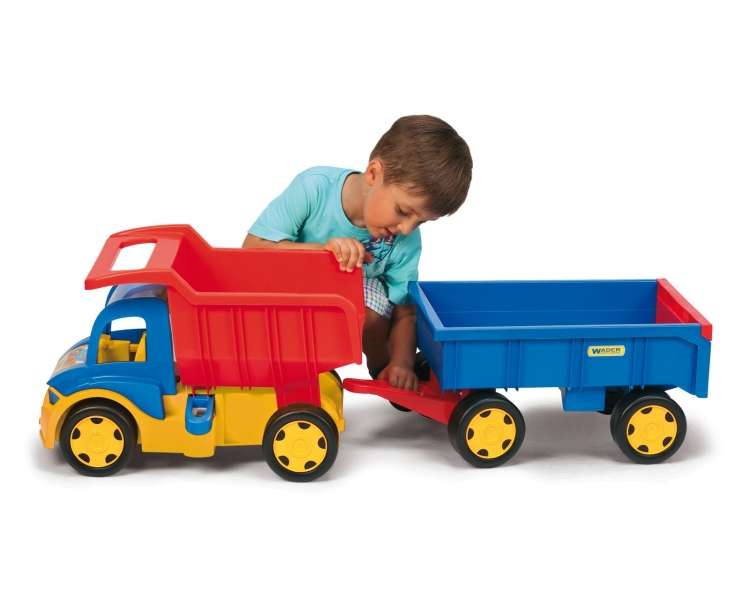 Wader - Huge Truck w. Trailer (55 cm) (41197)