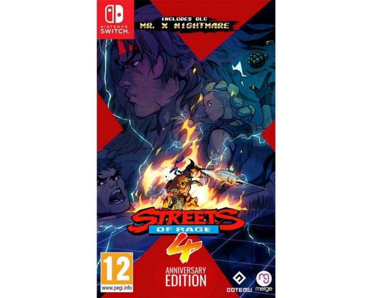 Streets of Rage 4 Anniversary Edition Juego para Consola Nintendo Switch, PAL ESPAÑA