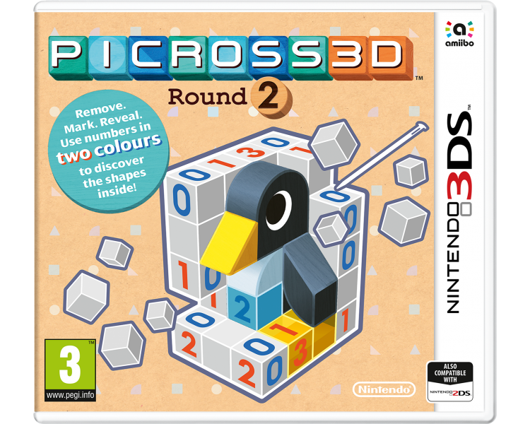 Picross 3D Round 2, Juego para Nintendo 3DS