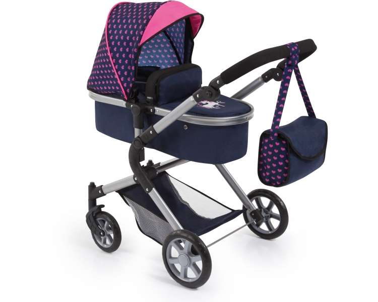 Bayer - Dolls Pram - City Neo - Navy (18154AA)