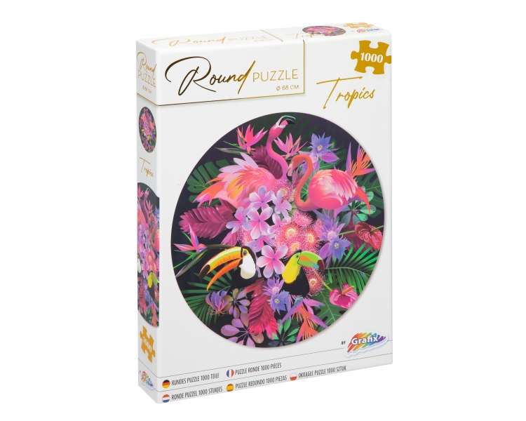 Grafix - Tropical Round Puzzle 1000 pcs - (K-400054)