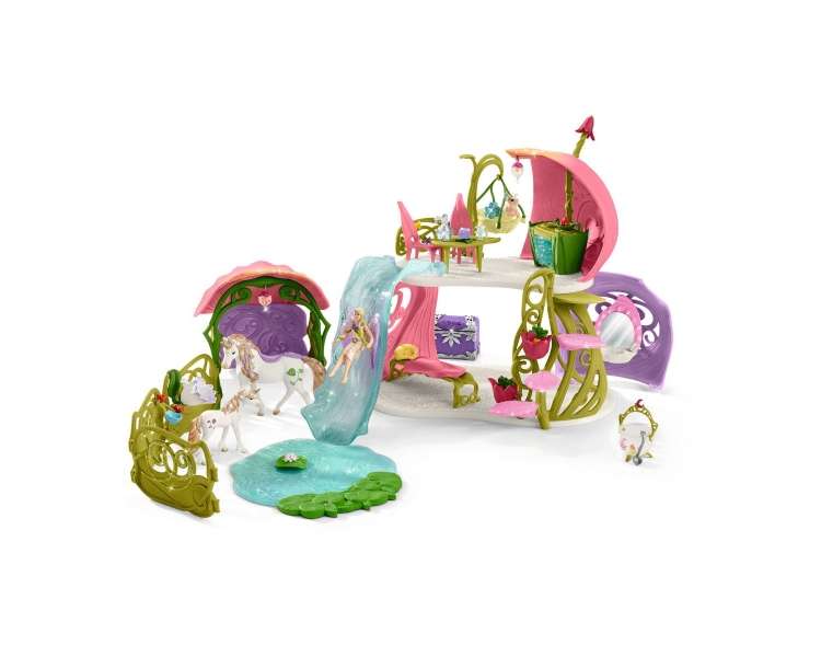 Schleich - Bayala - Glittering flower house with stable (42445)