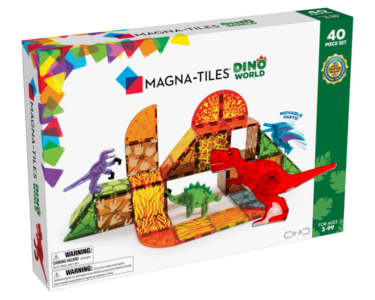 Magna-Tiles - Dino World 40 pcs set - (90227)