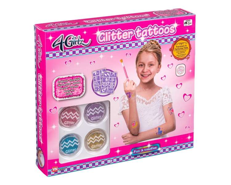 4-Girlz - Glitter Tattoo Set (63231)