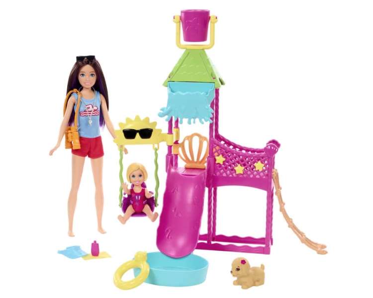 Barbie - Skipper Playset - First Jobs Waterpark (HKD80)