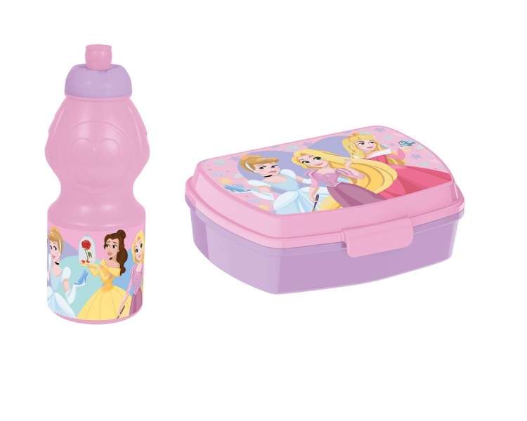 Euromic - Disney Princess - Lunch Box & Water Bottle