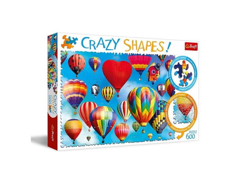 Rompecabezas Trefl - Formas Locas - Globos coloridos (600 piezas) (TFL11112)