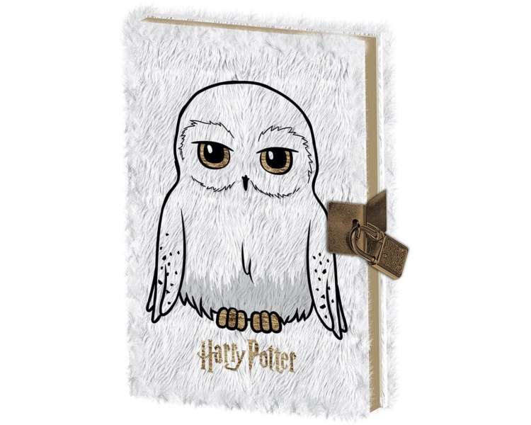 Harry Potter - Plush Diary w. Lock - Hedwig (52235SR74004)