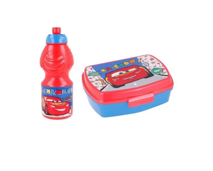 Euromic - Lunch Box & Water Bottle - Cars