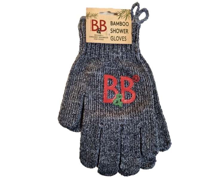 B&B - Bamboo showergloves for dogs (01800)