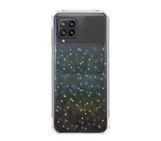 Funda para Samsung A42 5G Silicona de Purpurina con cámara Cubierta Deslizante