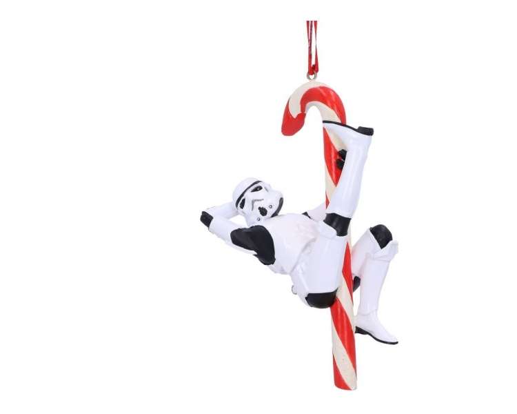 Stormtrooper Candy Cane Hanging Ornament 12cm