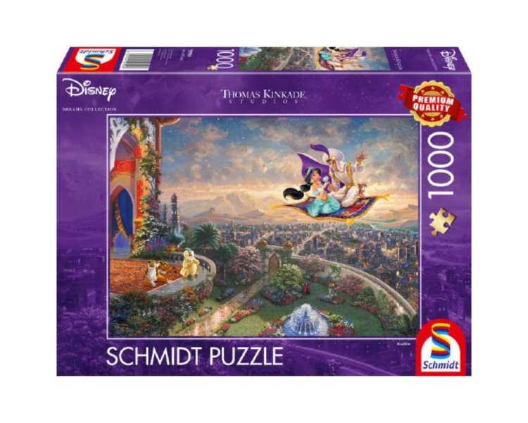 Rompecabezas Schmidt - Thomas Kinkade: Disney - Aladdín (1000 Piezas) (SCH9508)