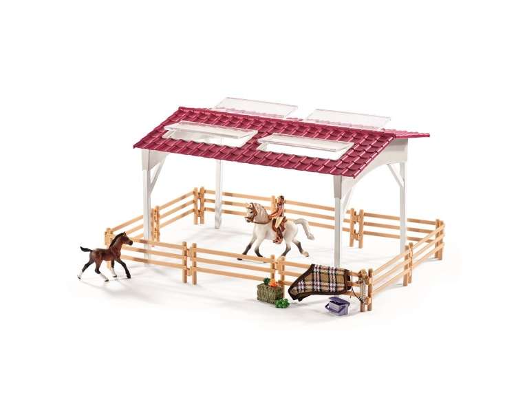 Schleich - Horse Club - Riding centre with rider and horses (42344)