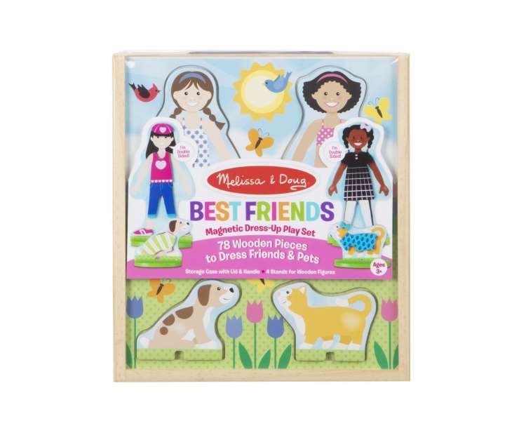 Melissa & Doug - Best Friends Magnetic Dress-Up Play Set (19314)