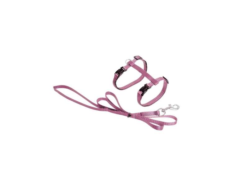 Flamingo - Ziggi Cat harness with line - Pink