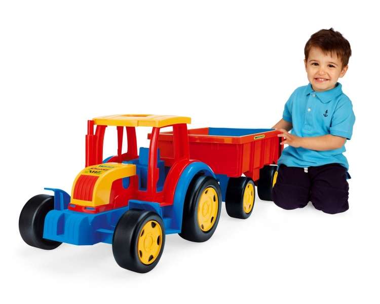 Wader - Huge Tractor w. Trailer (41198)