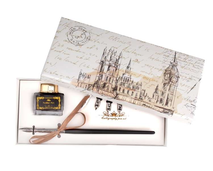 Nassau - Calligraphy Pen Set 8 pcs - (K-AR0911/GE)