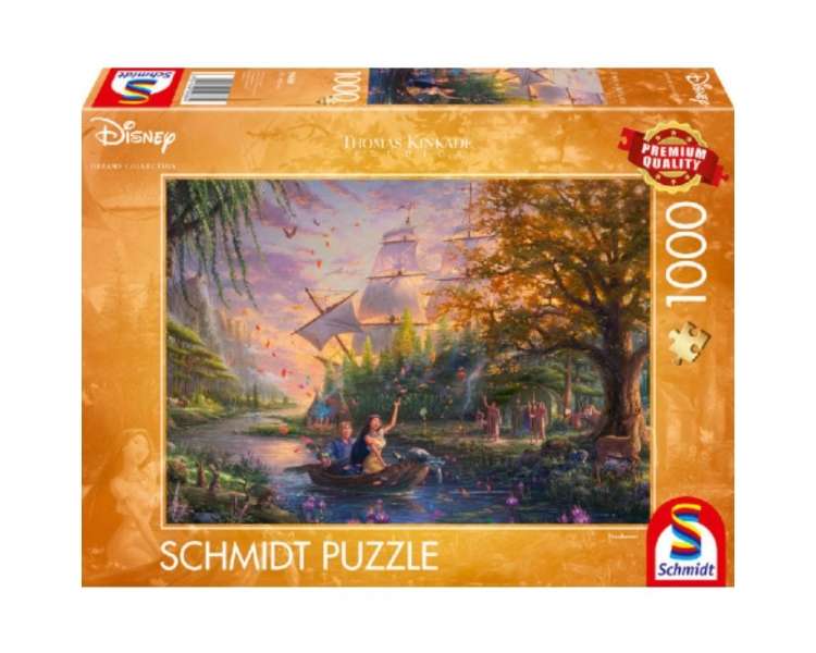 Rompecabezas Schmidt - Thomas Kinkade: Disney - Pocahontas (1000 Piezas) (SCH6880)_x000D_